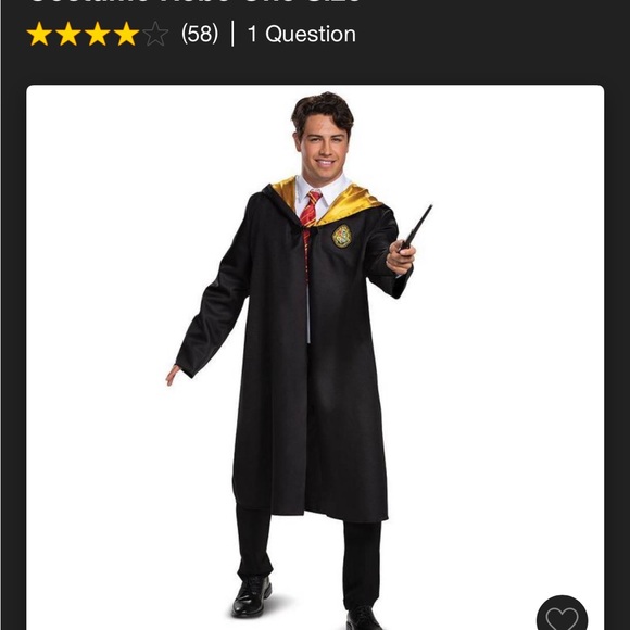 NWOT Harry Potter costume robe - Picture 1 of 7